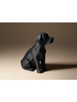 TSC 13CM Labrador Köpek Dekoratif Figür – Sanatsal Tasarım Pla Masa ve Raf Süsü