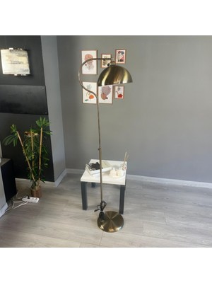 Bamyum Eskitme Renk Lambader Modern Dekoratif Metal Oturma Odası Çalışma Odası