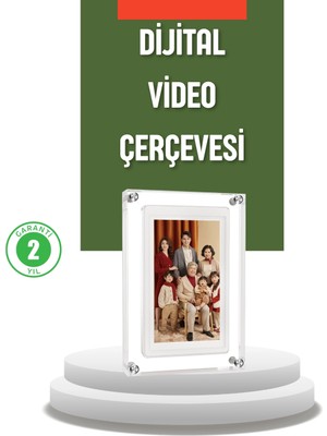 Mercansa 4gb Hafızalı 7 Inç Dijital Fotoğraf Çerçevesi – Yüzlerce Anınızı Saklayın