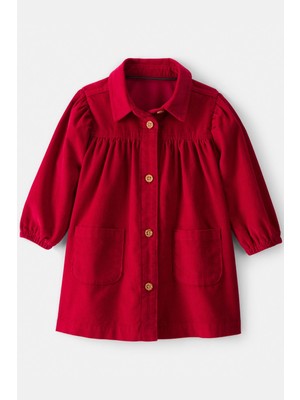 Carter's Kız Bebek Kadife Elbise Kırmızı 1T900710