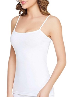 Tutku Kadın %100 Pamuk Ip Askılı Ribana Atlet 0135