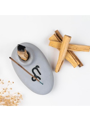 Mitr Oğlak Burcu Temalı Gri Palo Santo Tütsülük