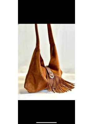 My Easy Shop Mesbag Hakiki Süet Kadın Çanta