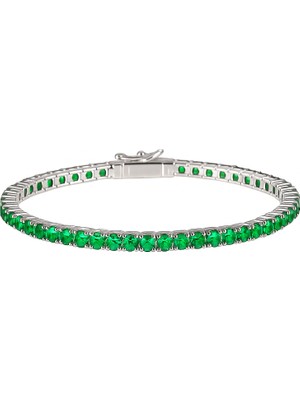 EP Designs Yeşil Taşlı Su Yolu Bileklik