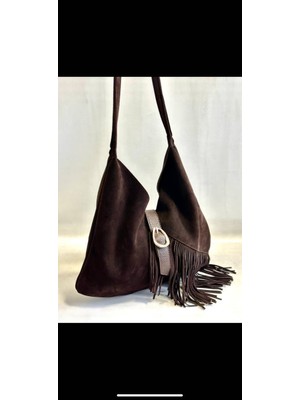 My Easy Shop Mesbag Hakiki Süet Kadın Çanta