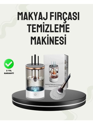 Mercansa USB Şarjlı Kompakt Makyaj Fırçası Temizleme Makinesi