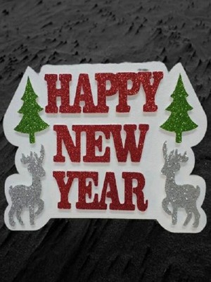 Empressco Çok Renkli Yılbaşı Dekoratif Strafor Süs, Neşeli Kutlama Atmosferi Için Ideal