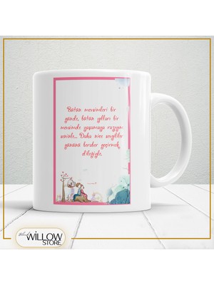 Black Willow Store Sevgililer Günü,sevgiliye Özel,aşk,sevgi Porselen Kupa Bardak-51