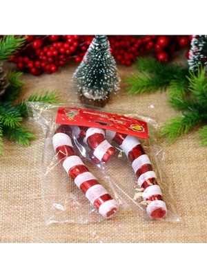 Empressco Metalik Baston Seti, 17 Cm, 2'li, Şık Kırmızı Renkli Aksesuar