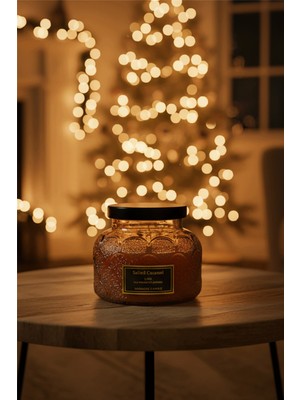 Empressco Renkli Tuzlu Karamel Aromatik Mum, Sıcak ve Hoş Koku Atmosferi Yaratır