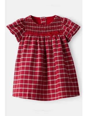 Carter's Kız Bebek Ekose Elbise Kırmızı 1T558110