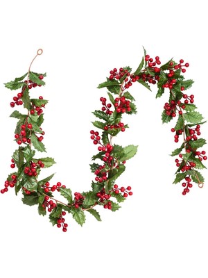 Empressco Renkli Yılbaşı Çelenk, Şömine ve Parti Dekorasyonu, Kış ve Noel Süsü