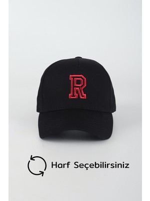 Kapin Kişiye Özel Harfli Nakışlı Harf Seçilebilir Cap Şapka