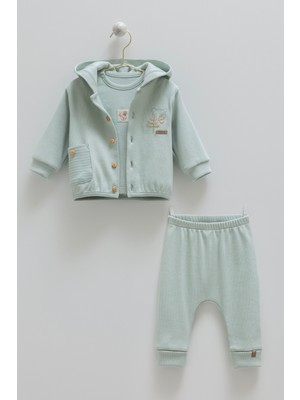 Caramell Littleemu Hello Forest %100 Pamuk 3'lü Takım