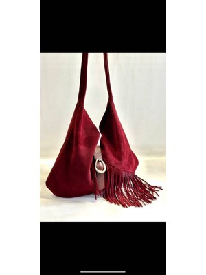 My Easy Shop Mesbag Hakiki Süet Kadın Çanta