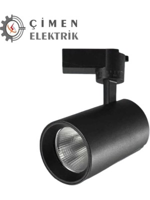 Mercansa Noas YL29 4001 Siyah Kasa Lyon 40W Ray Spot 6400K Beyaz Işık