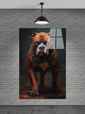 Marsilyan Tatlı Köpek Cam Tablosu