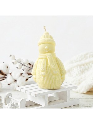 Mitr Kardan Adam Temalı Sarı Soya Mum