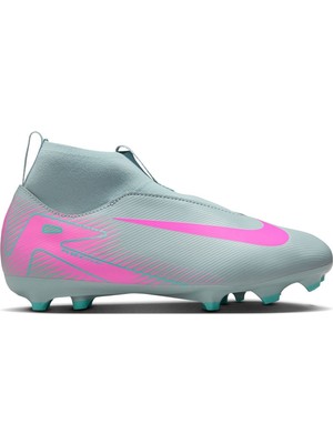 Nike Jr Zoom Superfly 10 Academy Fg/mg Bağcıksız Çoklu Zemin Çocuk Kramponu Yeşil