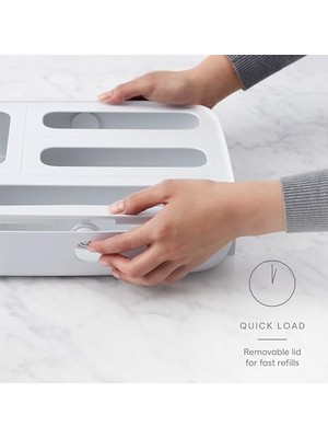 Storemax Storabag Düzenleyici - 4 Bölmeli, Beyaz