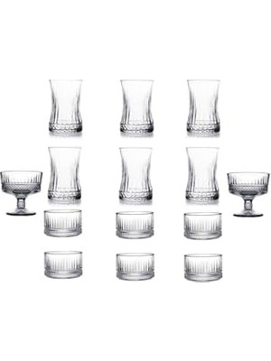 Storemax Store 14 Parça Çay Bardağı Şekerlik Kase ve Çerezlik Seti