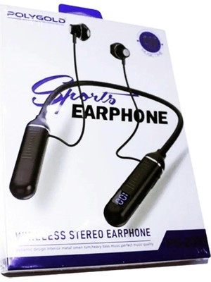 Arthurs Polygold PG-100 Boyun Askılı Kablosuz Kulaklık – 200 Saat Bekleme Süresi, Stereo Ses, Mikrofonlu