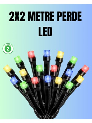 Erbar Su Geçirmez Pil Çalışan LED Perde Işık – Iç ve Dış Mekan - MR000K-1FWTD9