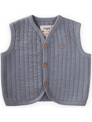 Cigit Kapitone Yelek 0-4 Yaş Mint Yeşili