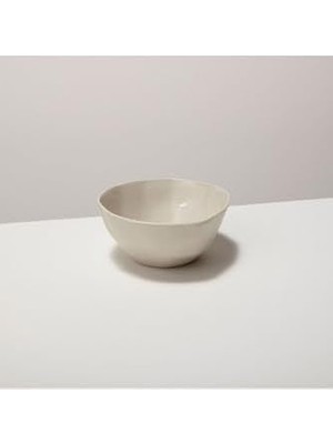 Storemax Be Stoneware Çap 13 cm Beyaz Taş Kase