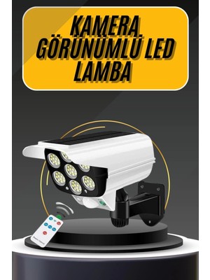 Arthurs LED Lamba-Güneş Paneli Destekli Uzaktan Kumandalı Solar LED Lamba