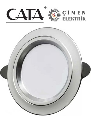 Mercansa Cata Ct 5257 Beyaz Kasa Zebra LED Spot 6W 3 Renkli