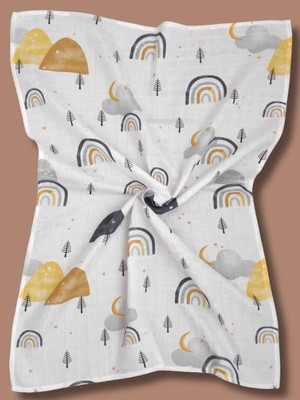 Storemax Çok Amaçlı Müslin Örtü & BATTANIYE,%100 Pamuk, 70X100 cm