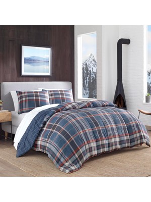 Storemax Bauer Shasta Lake Yorgan Seti, Kraliçe, Lacivert