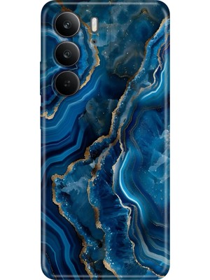 Senada Realme C75 Kılıf Desenli Baskılı Tpu Rubber Kapak Dark Ametist