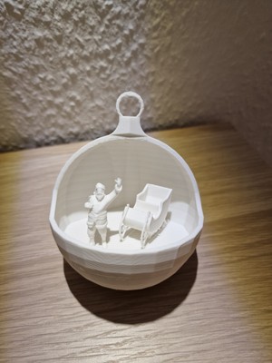 Szd Design Neşeli Noel Baba Yılbaşı Ağacı Top Süsü