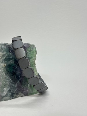 Gemsartdeco Erkek Bileklik Şungit Doğaltaş