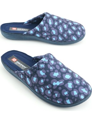 Gezer 16418-26 Leopar Desenli Termal Ev Terlik 36-40