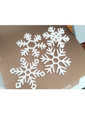 Szd Design Kar Tanesi Bardak Altlığı Seti (4'lü)