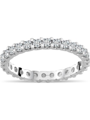 Keops Pırlanta F Renk 1.00 Karat Pırlanta Tamtur Yüzük - Idl Sertifikalı