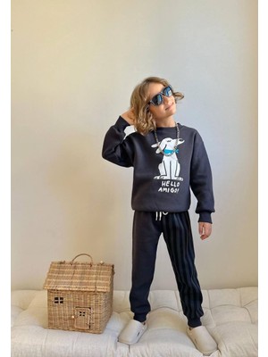 Miniko Kids Erkek Çocuk 3 Ip Şardonlu Amıgo Eşofman Takımı