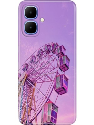 Senada Infinix Smart 10 Kılıf Desenli Baskılı Tpu Rubber Kapak Dönme Dolap