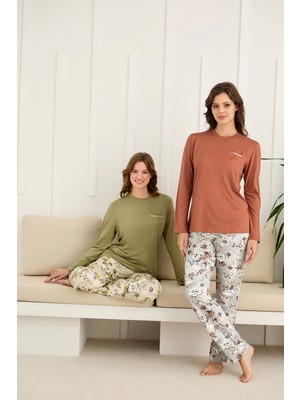 Nightlove Kadın Uzun Kollu Pijama Takımı