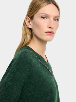 Parfois Kristal Detaylı Örme Kazak