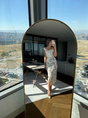 Degaje Askılı Elbise