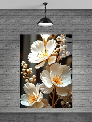 Marsilyan Çiçek Cam Tablosu Ev Dekorasyon,balkon Dekorasyonu,dekoratif,duvar Tablo,mutfak Tablo,hediyelik