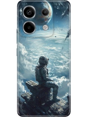 Senada Xiaomi Redmi Note 13 Pro 5g - Poco X6 Kılıf Desenli Baskılı Tpu Rubber Kapak Galaksi Manzara