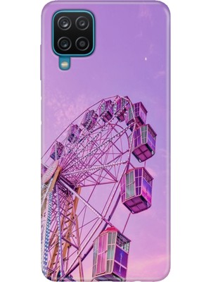 Senada Samsung Galaxy A12 M12 Kılıf Desenli Baskılı Tpu Rubber Kapak Dönme Dolap