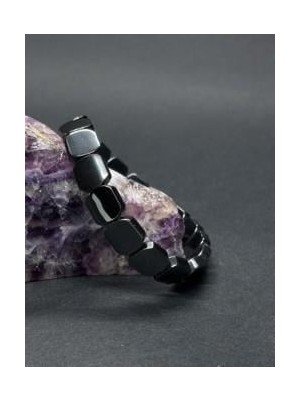 Gemsartdeco Hematit Doğaltaş Canlılık Güç Bilekliği