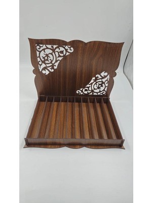 Ahşap Dekoratif Tesbih Kutusu 10 Lu No3 31 cm x 24 cm x 3 cm