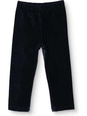 Hellobaby Kız Bebek Kadife Tayt Reçme Paça